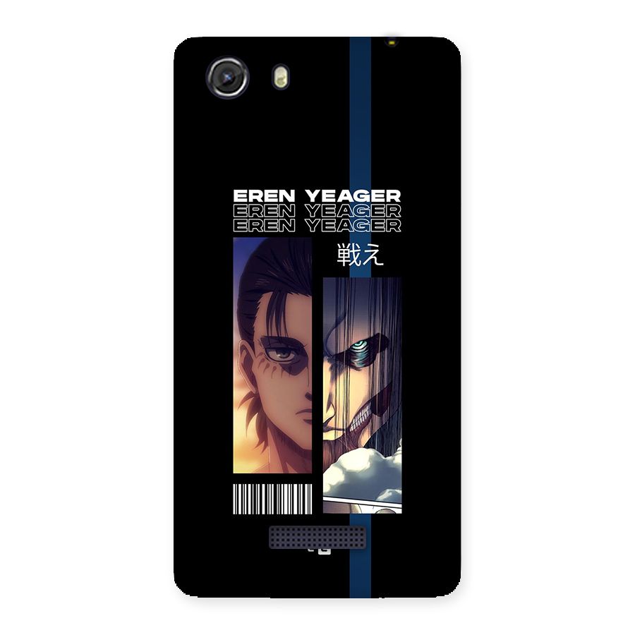 Eren Yeager Angry Back Case for Unite 3