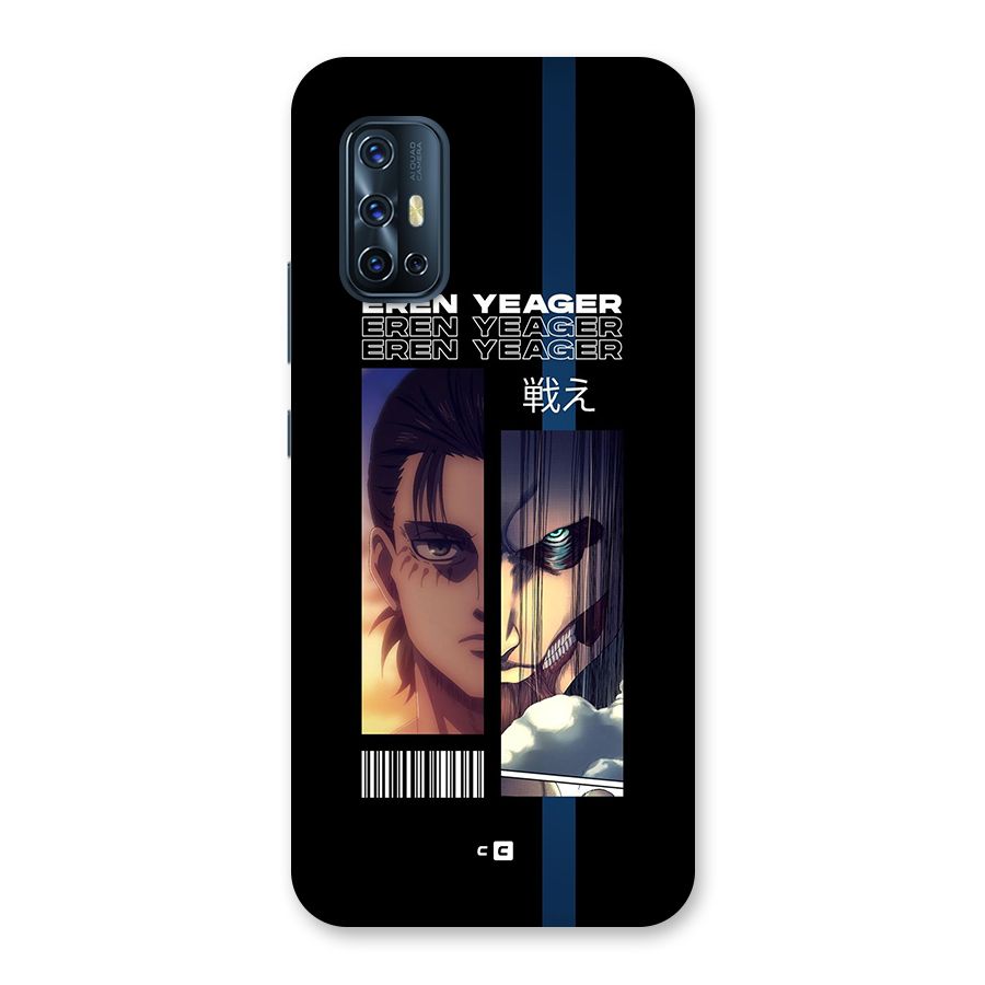 Eren Yeager Angry Back Case for Vivo V17
