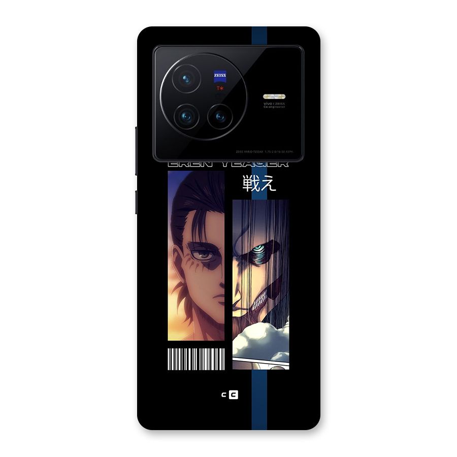 Eren Yeager Angry Back Case for Vivo X80
