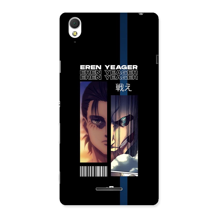 Eren Yeager Angry Back Case for Xperia T3