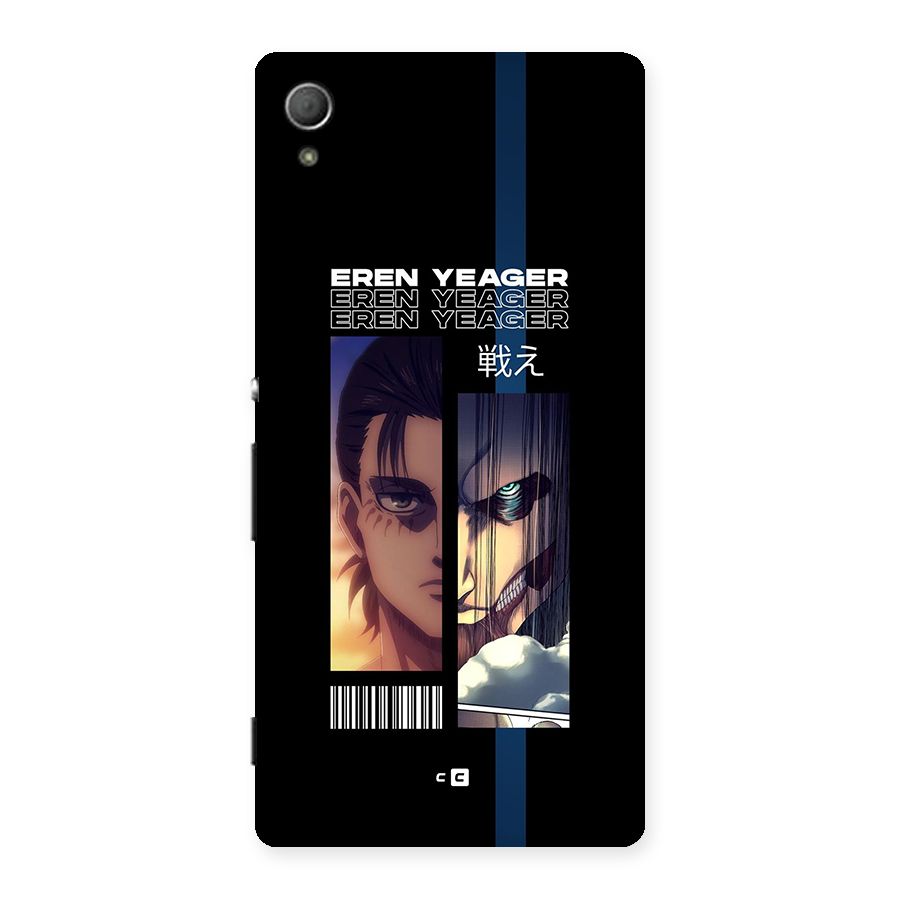 Eren Yeager Angry Back Case for Xperia Z3 Plus