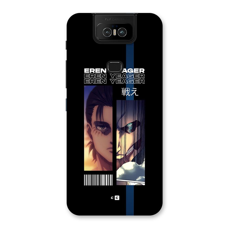 Eren Yeager Angry Back Case for Zenfone 6z