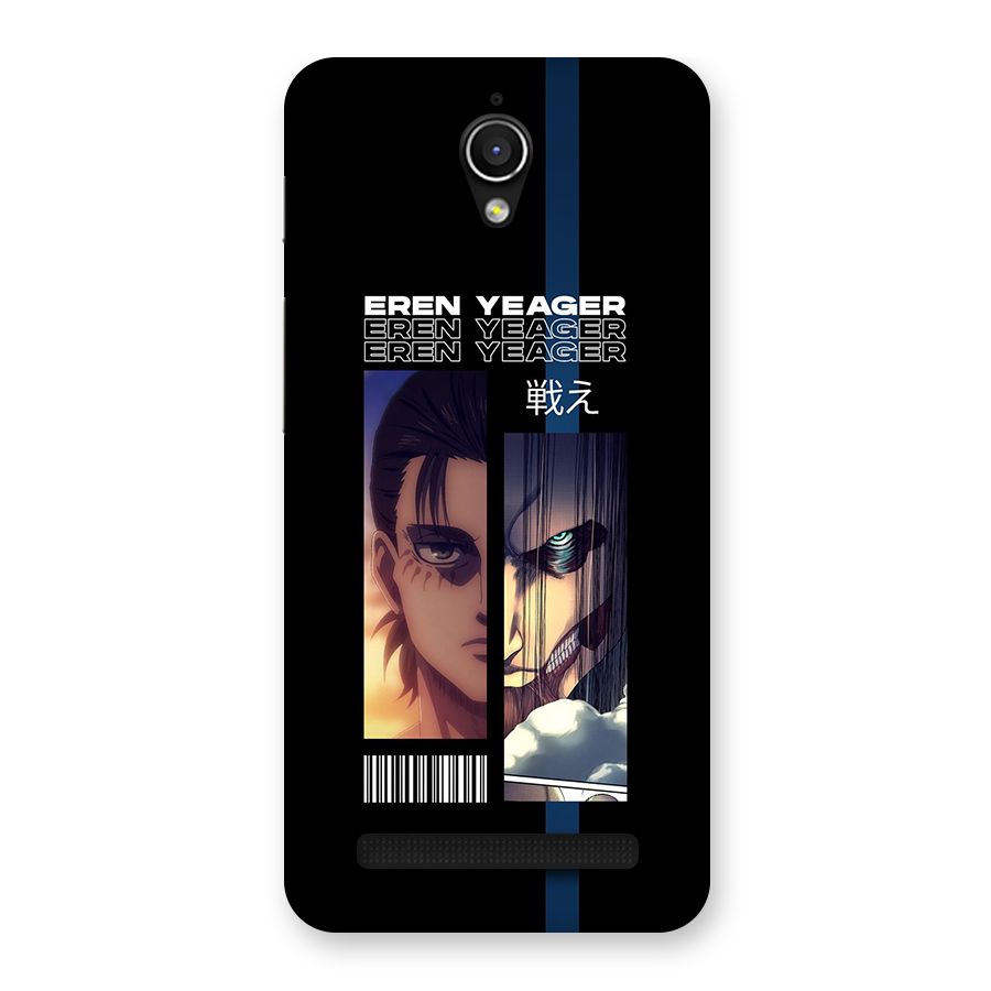 Eren Yeager Angry Back Case for Zenfone Go