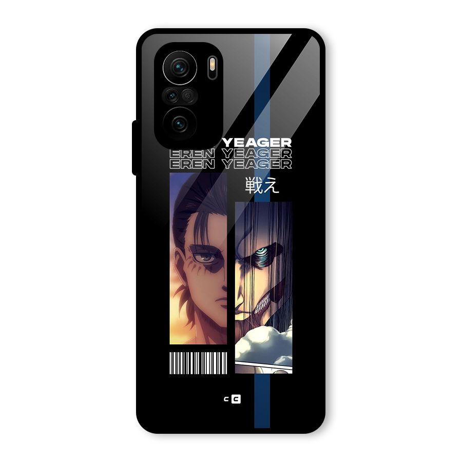 Eren Yeager Angry Glass Back Case for Mi 11X Pro