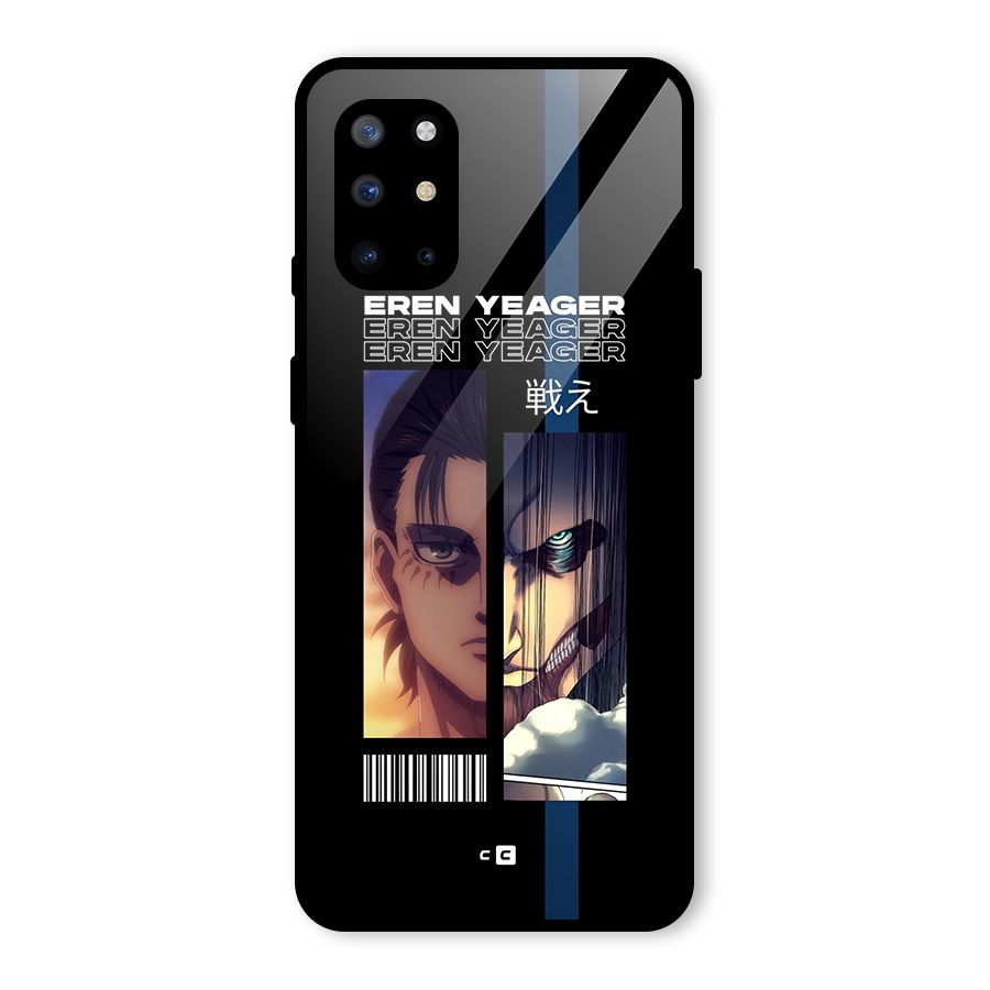 Eren Yeager Angry Glass Back Case for OnePlus 8T