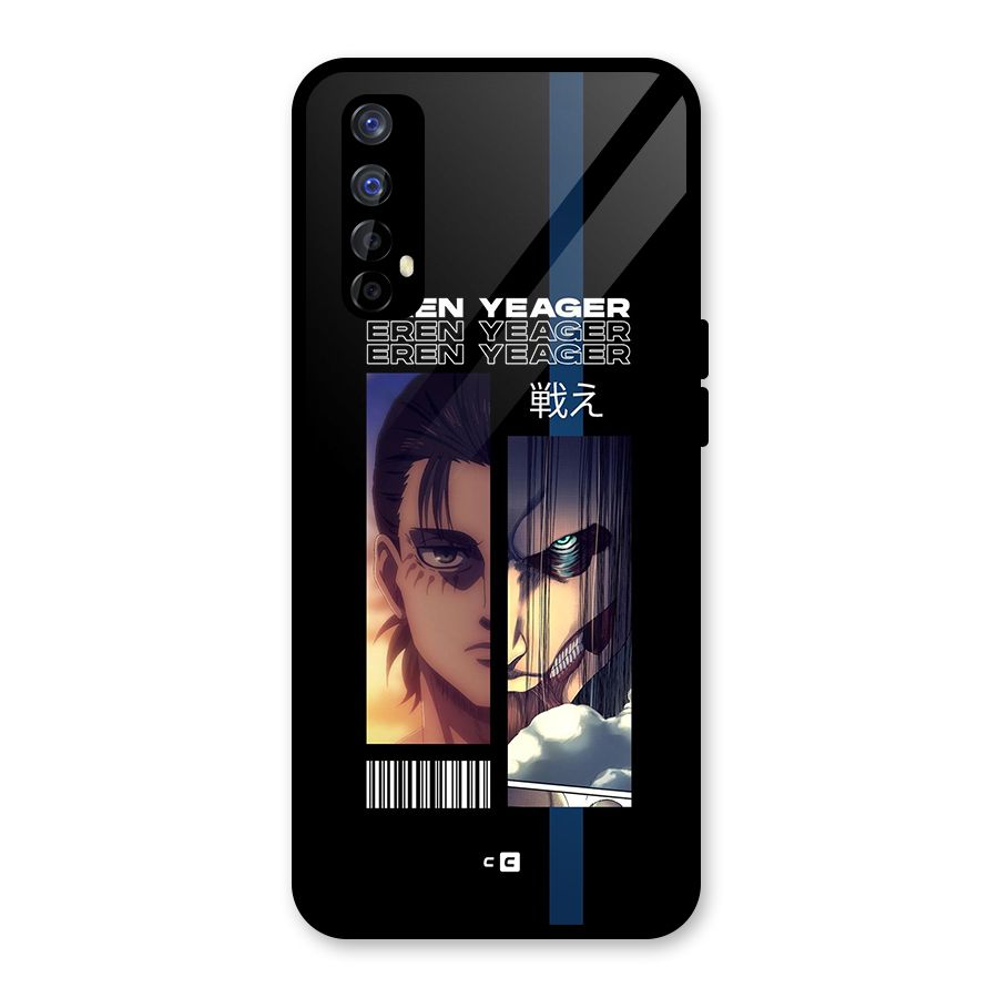 Eren Yeager Angry Glass Back Case for Realme 7