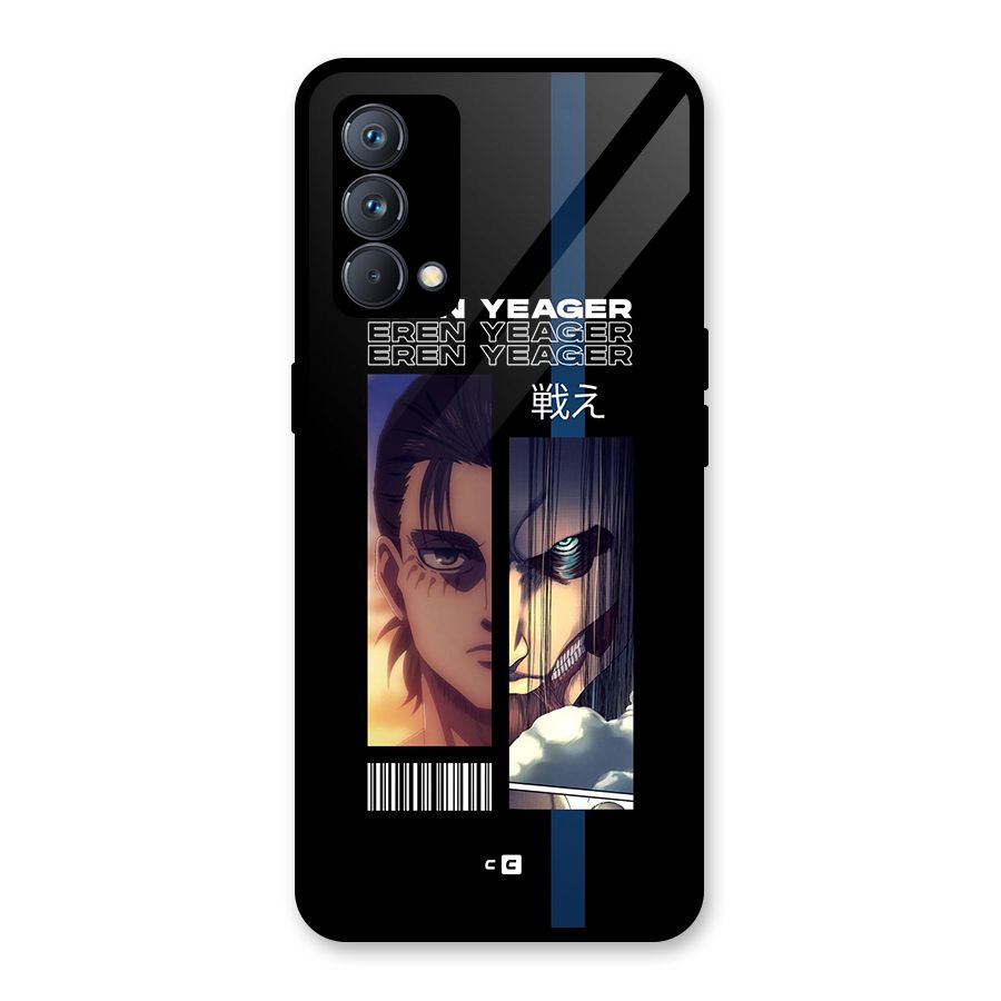 Eren Yeager Angry Glass Back Case for Realme GT Master Edition
