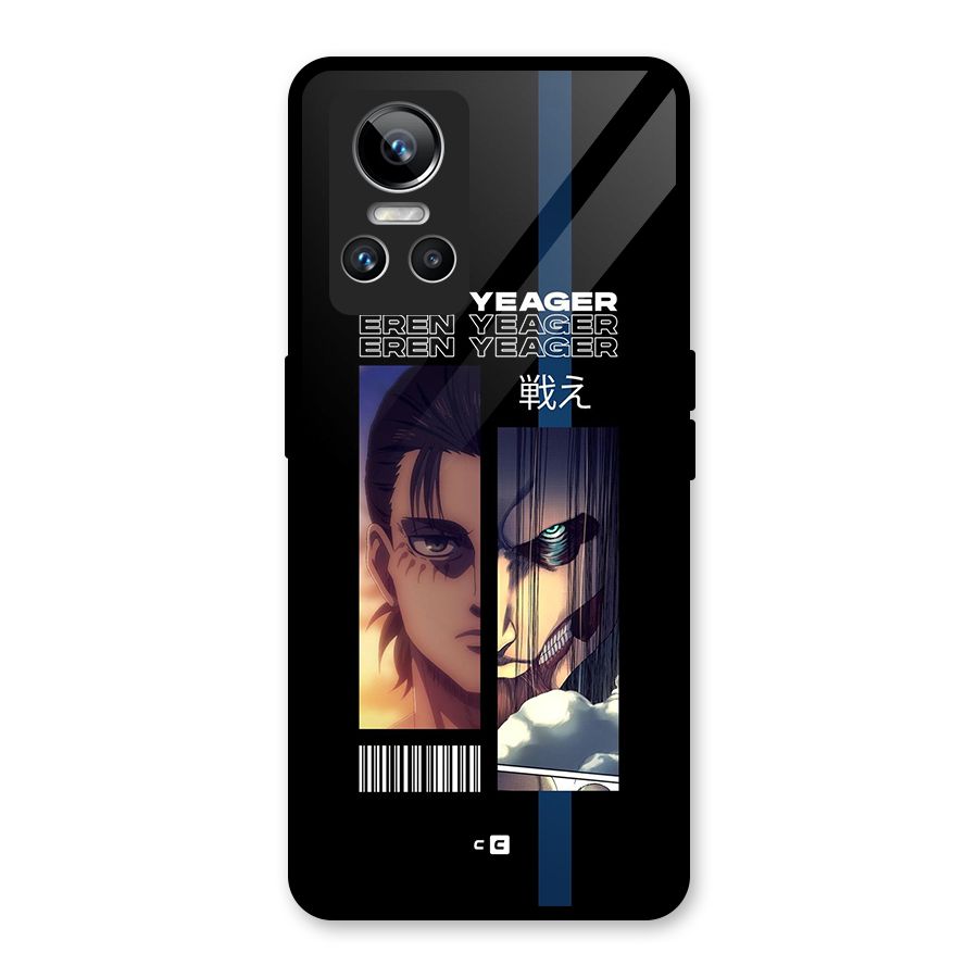 Eren Yeager Angry Glass Back Case for Realme GT Neo 3