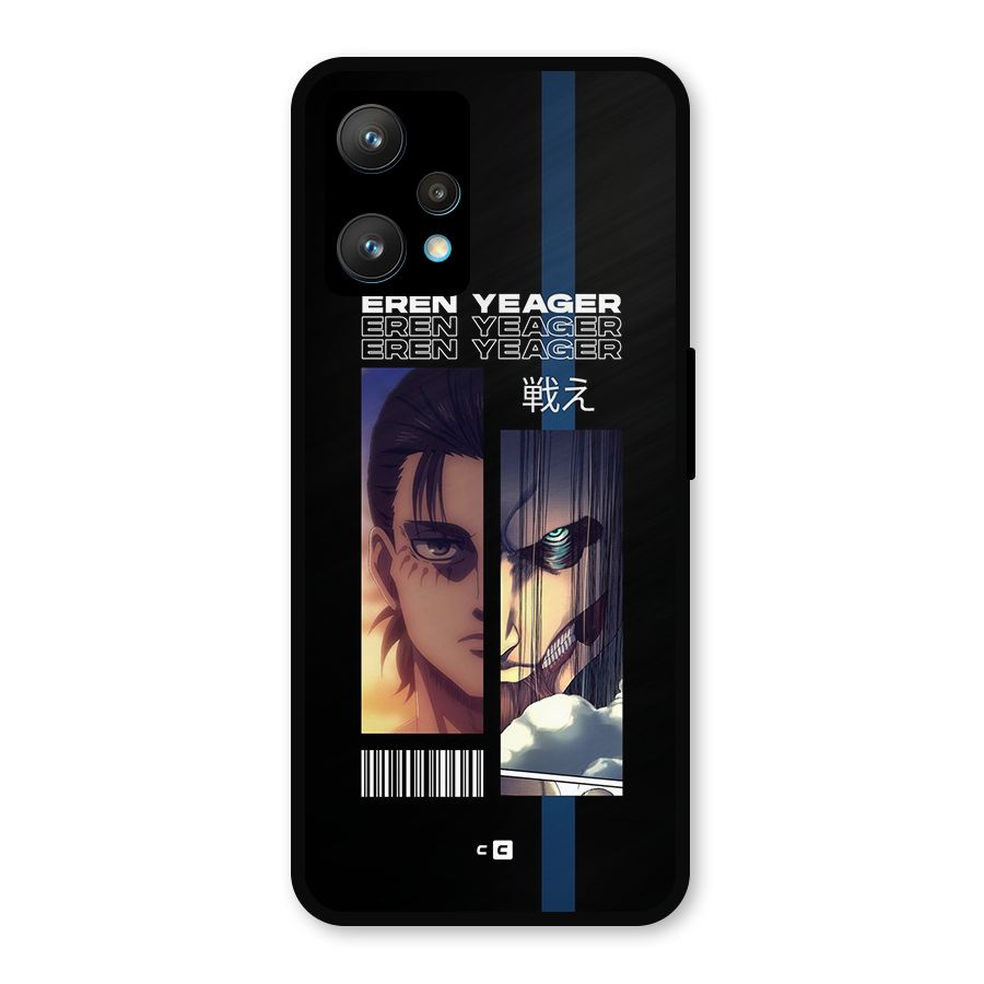 Eren Yeager Angry Metal Back Case for Realme Narzo 50 Pro