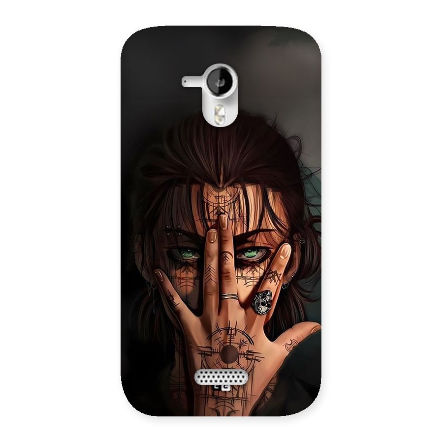 Eren Yeager Illustration Back Case for Canvas HD A116