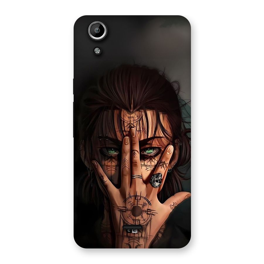 Eren Yeager Illustration Back Case for Canvas Selfie Lens Q345