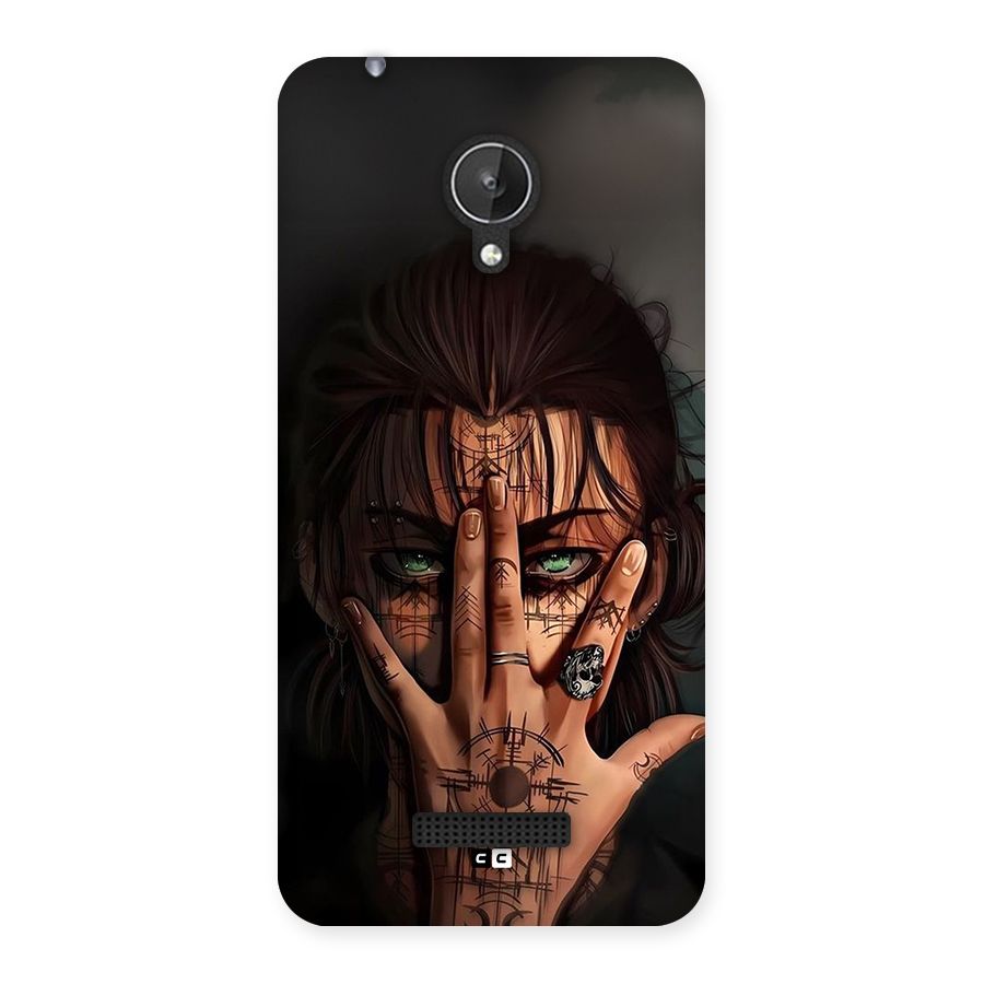 Eren Yeager Illustration Back Case for Canvas Spark Q380