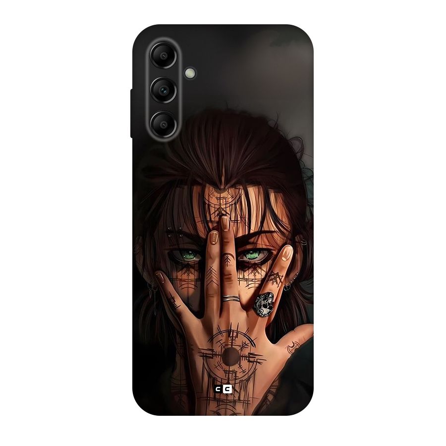 Eren Yeager Illustration Back Case for Galaxy A14 5G