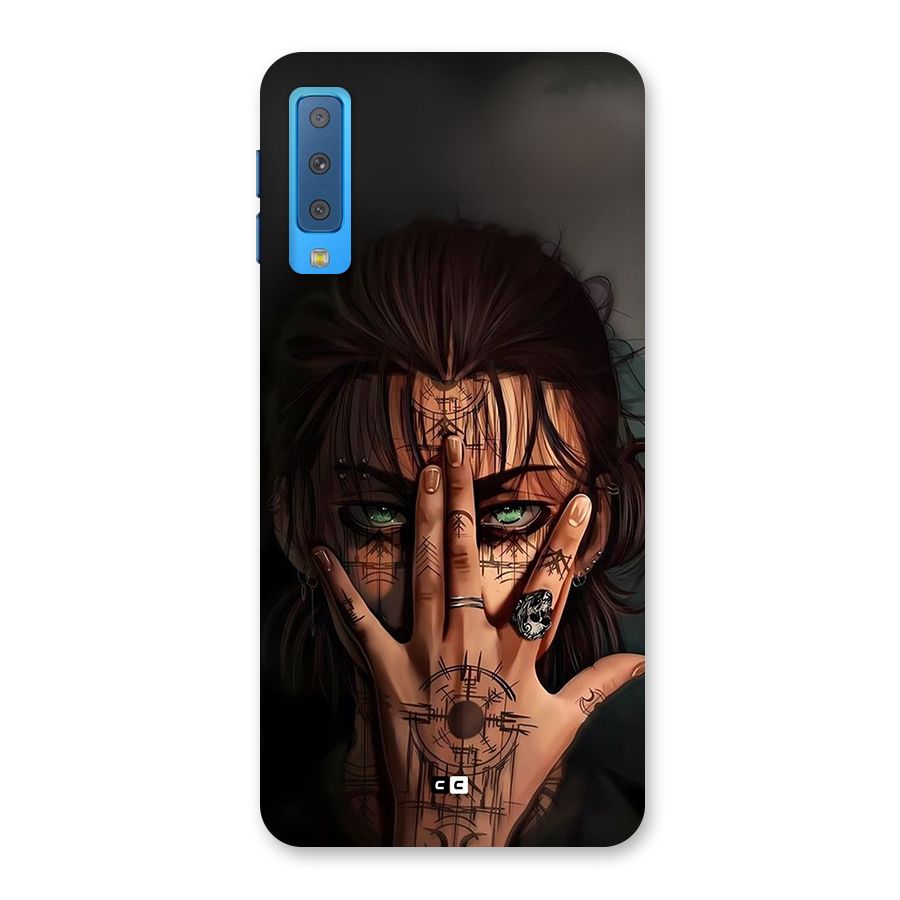 Eren Yeager Illustration Back Case for Galaxy A7 (2018)
