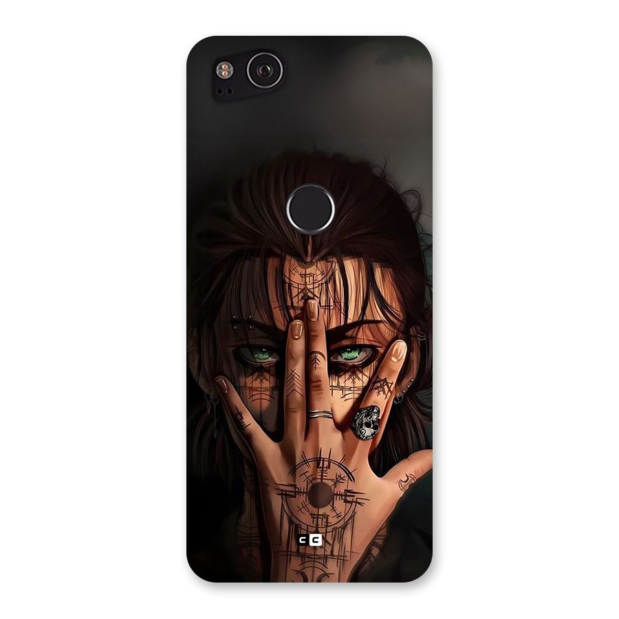 Eren Yeager Illustration Back Case for Google Pixel 2