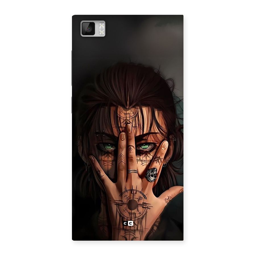 Eren Yeager Illustration Back Case for Mi3