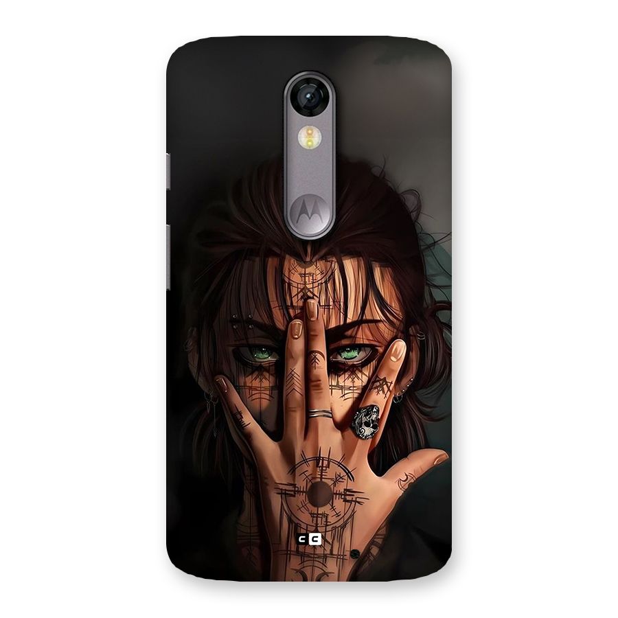 Eren Yeager Illustration Back Case for Moto X Force