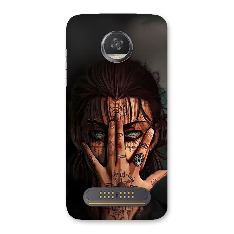 Eren Yeager Illustration Back Case for Moto Z2 Play
