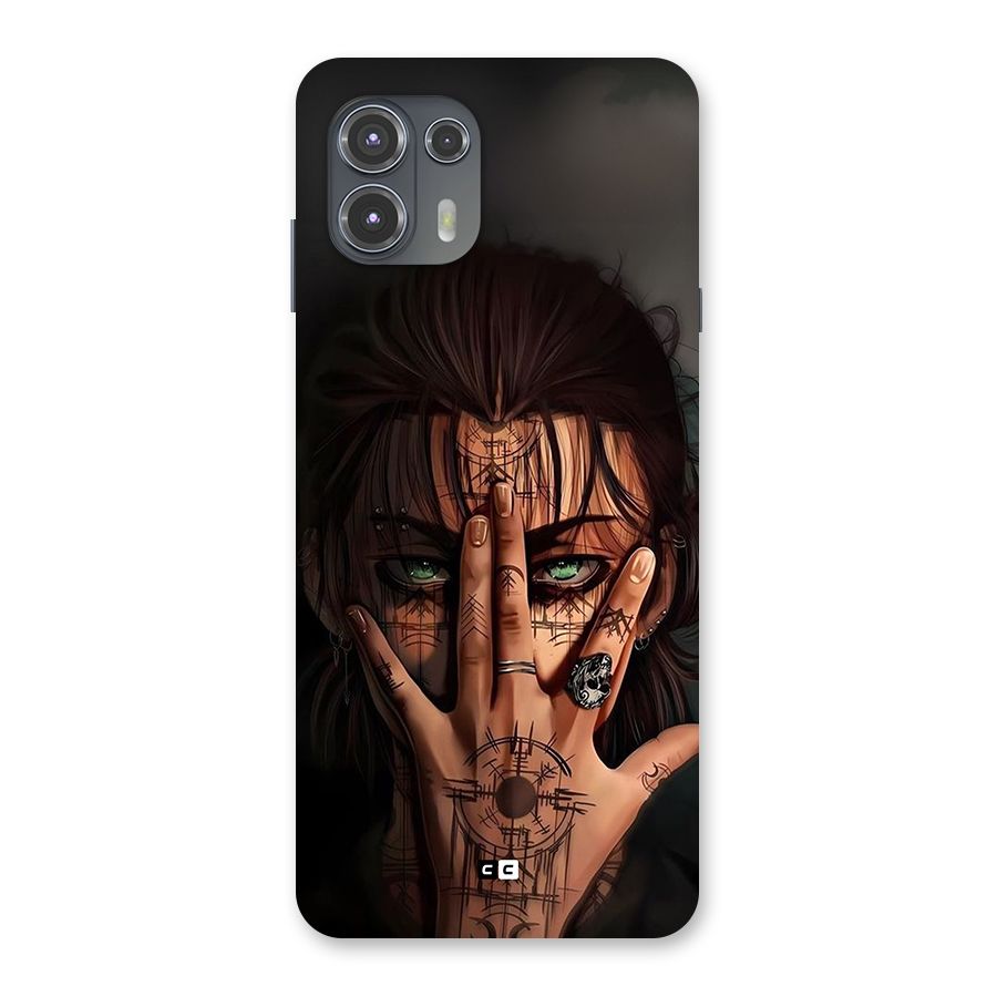 Eren Yeager Illustration Back Case for Motorola Edge 20 Fusion
