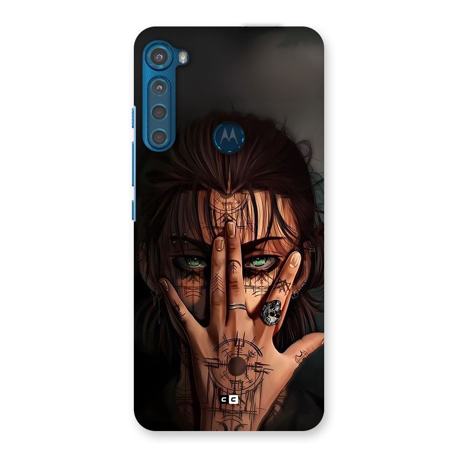 Eren Yeager Illustration Back Case for Motorola One Fusion Plus