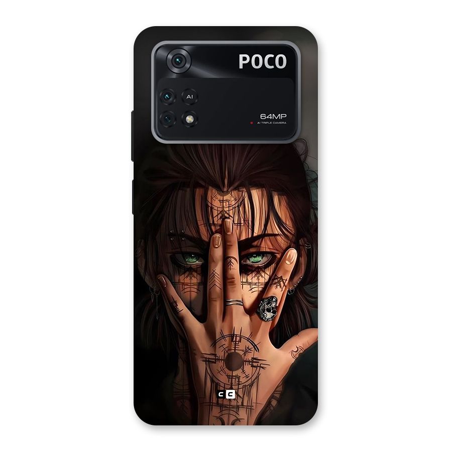 Eren Yeager Illustration Back Case for Poco M4 Pro 4G
