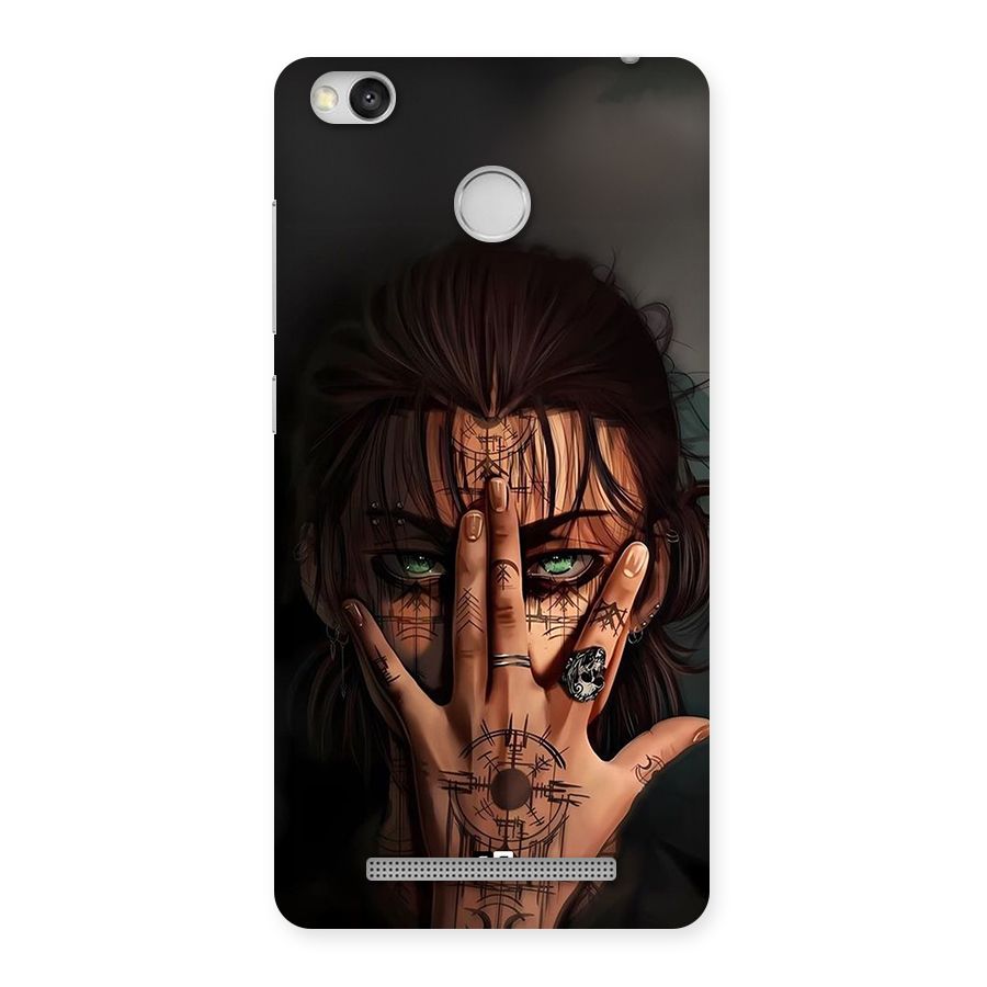 Eren Yeager Illustration Back Case for Redmi 3S Prime