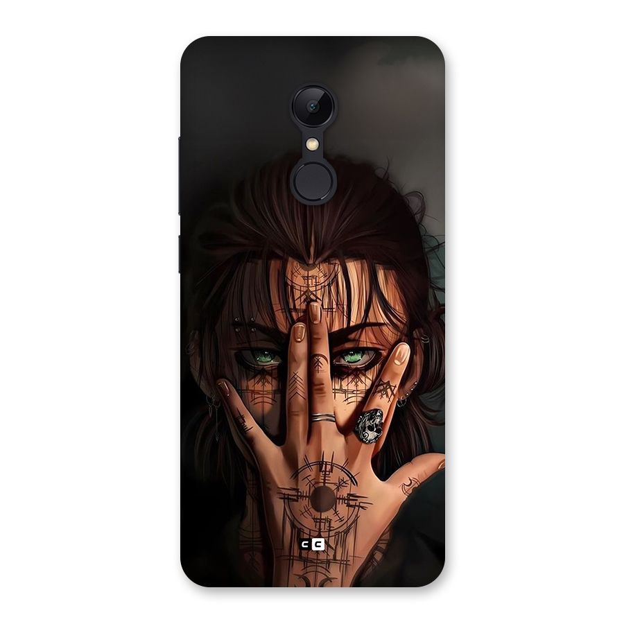 Eren Yeager Illustration Back Case for Redmi 5