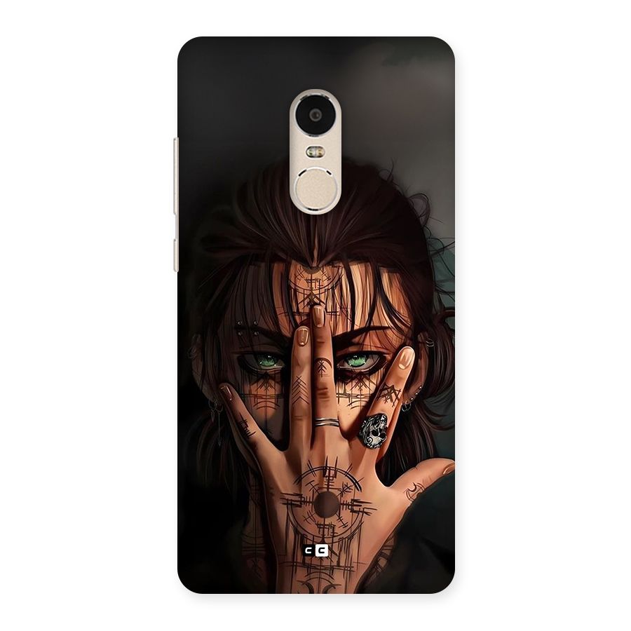Eren Yeager Illustration Back Case for Redmi Note 4