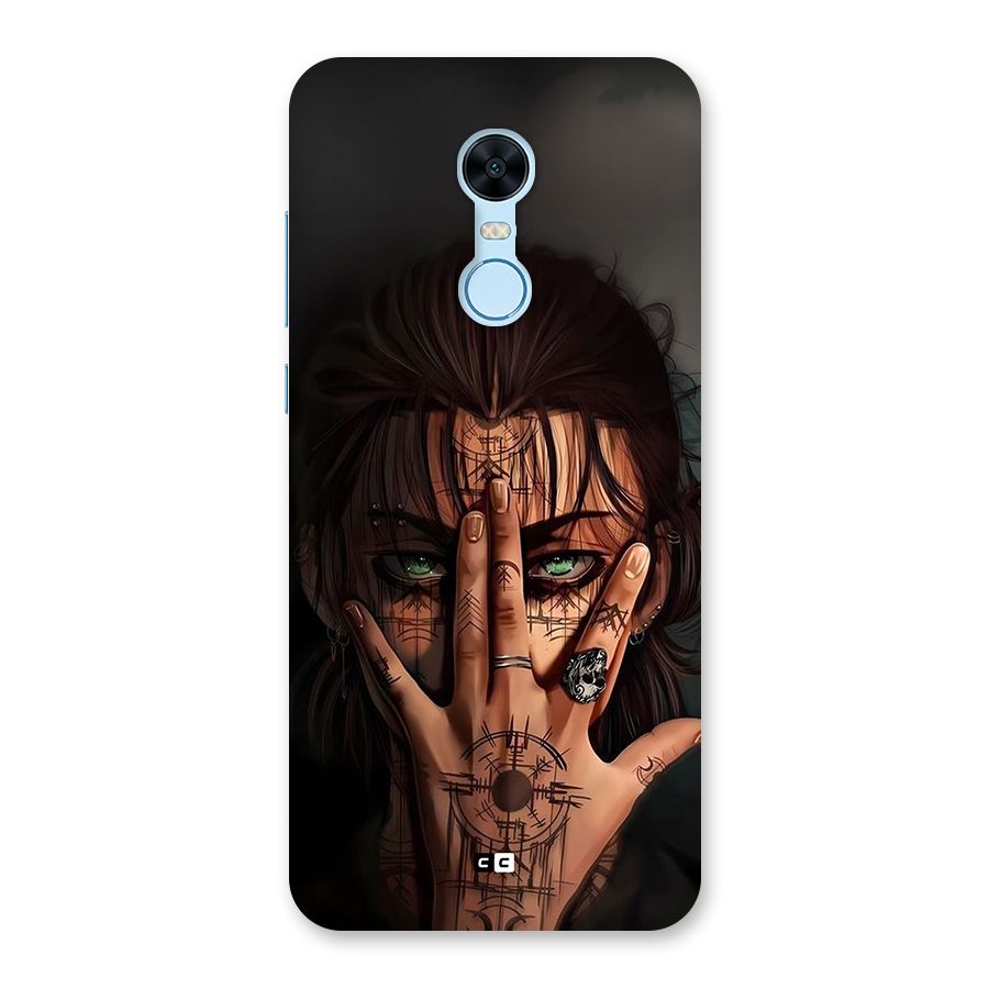 Eren Yeager Illustration Back Case for Redmi Note 5