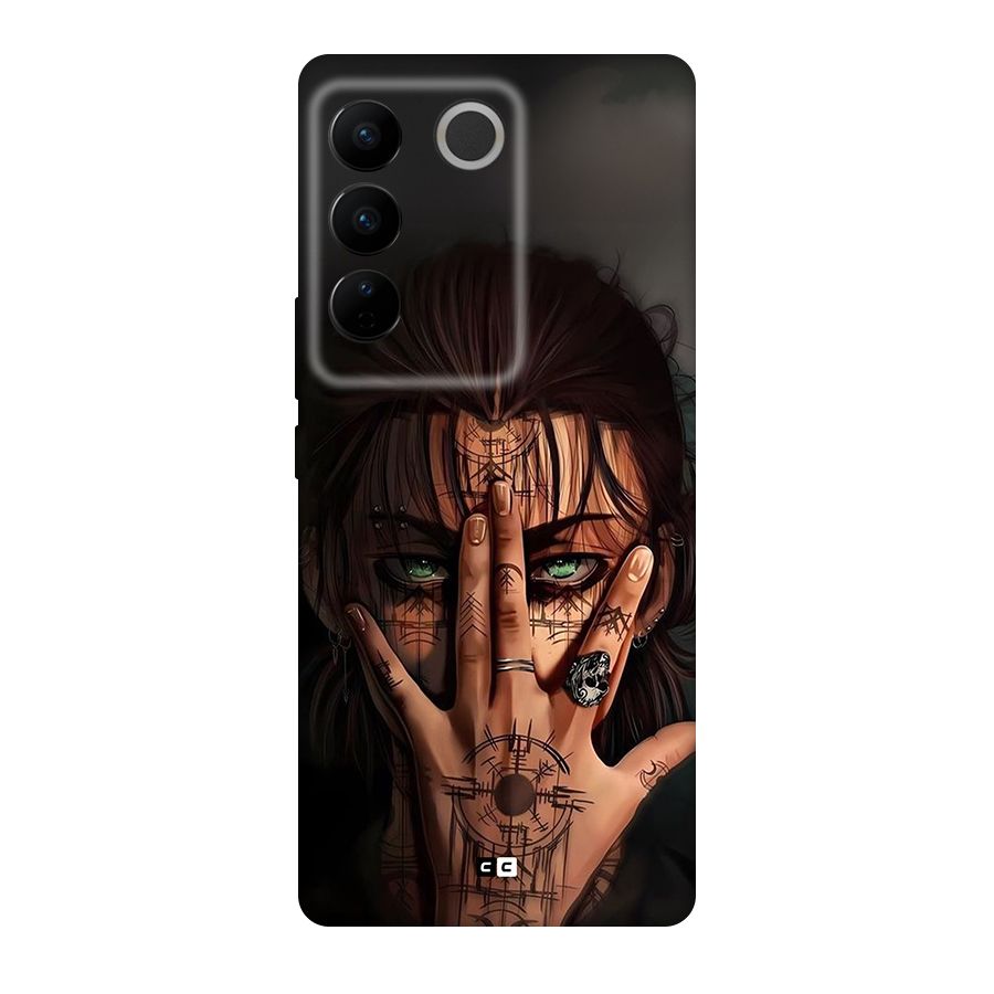 Eren Yeager Illustration Back Case for Vivo V27