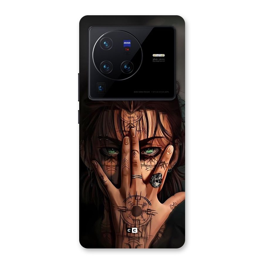 Eren Yeager Illustration Back Case for Vivo X80 Pro