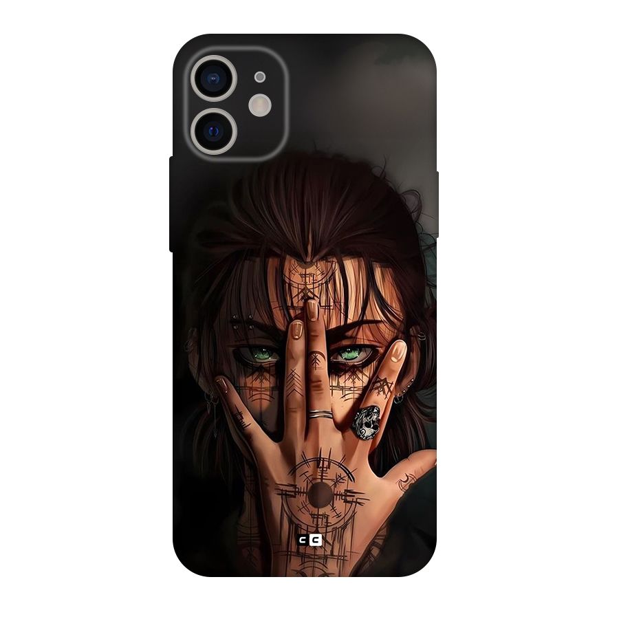 Eren Yeager Illustration Back Case for iPhone 11