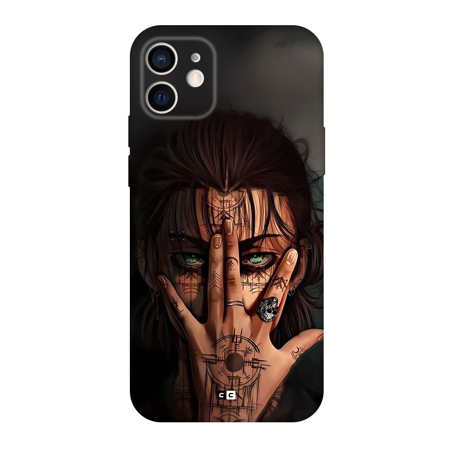 Eren Yeager Illustration Back Case for iPhone 12 Pro