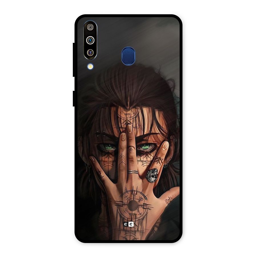 Eren Yeager Illustration Metal Back Case for Galaxy M30