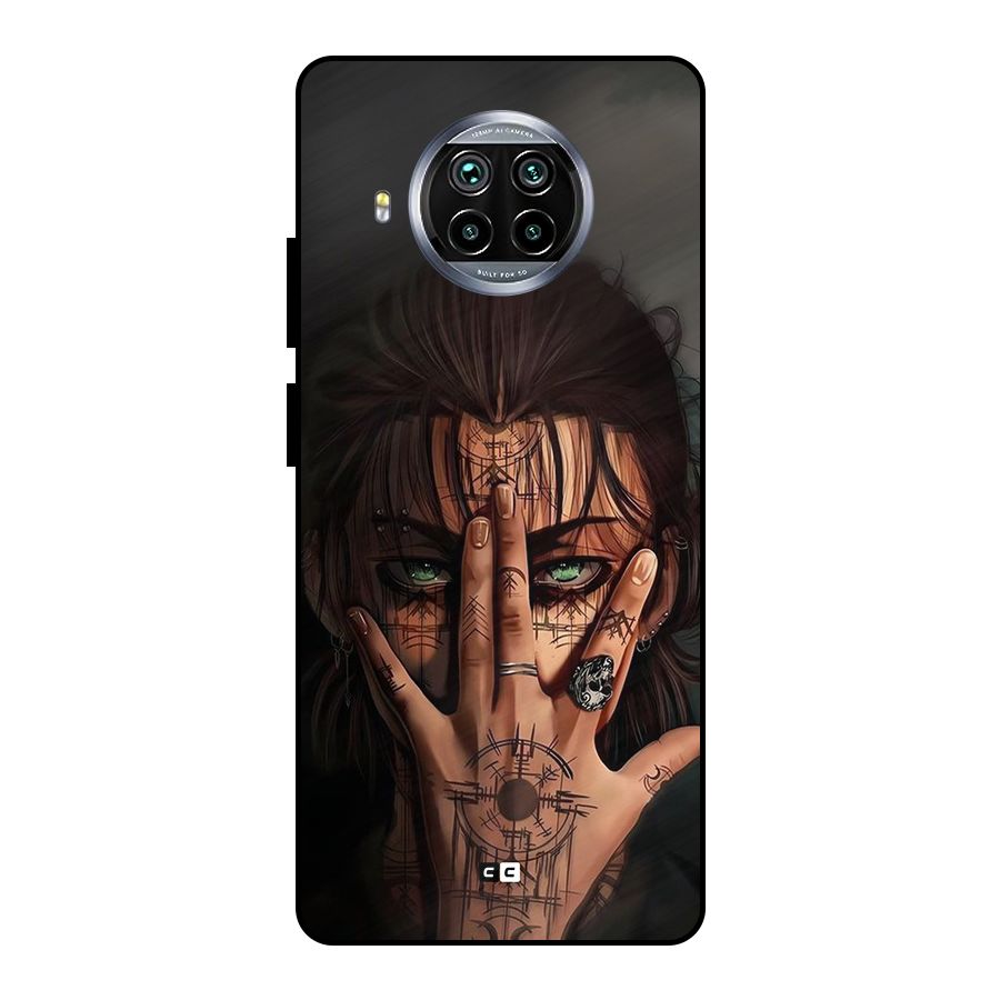 Eren Yeager Illustration Metal Back Case for Mi 10i