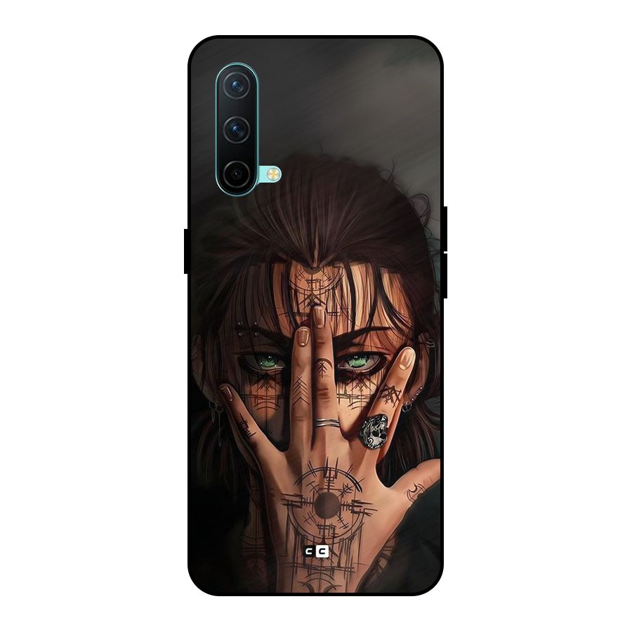 Eren Yeager Illustration Metal Back Case for Nord CE 5g