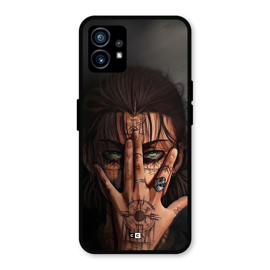 Eren Yeager Illustration Metal Back Case for Nothing Phone 1