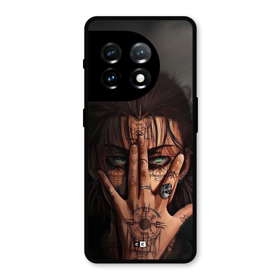Eren Yeager Illustration Metal Back Case for OnePlus 11