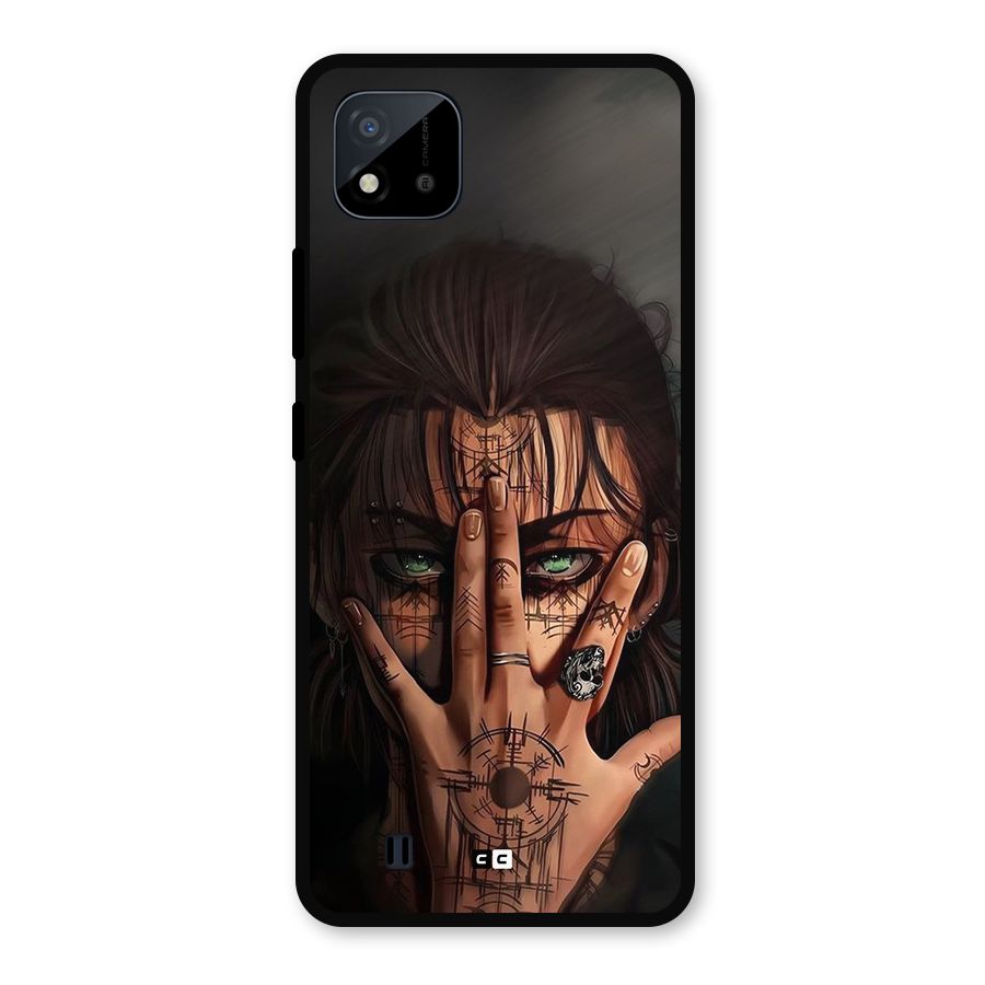 Eren Yeager Illustration Metal Back Case for Realme C11 2021