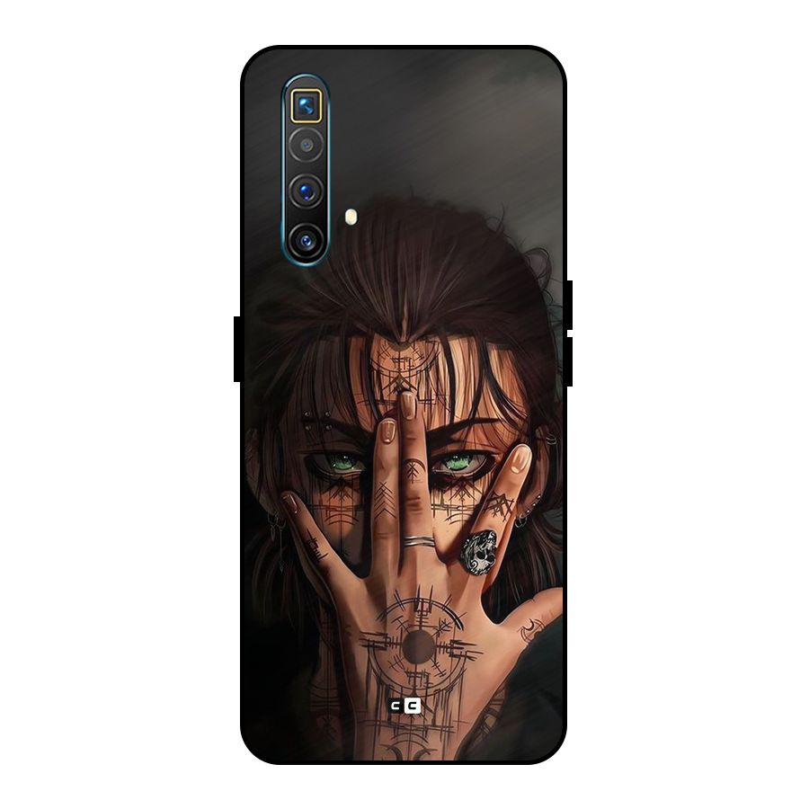 Eren Yeager Illustration Metal Back Case for Realme X3