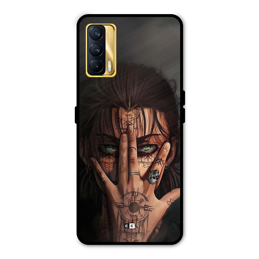 Eren Yeager Illustration Metal Back Case for Realme X7