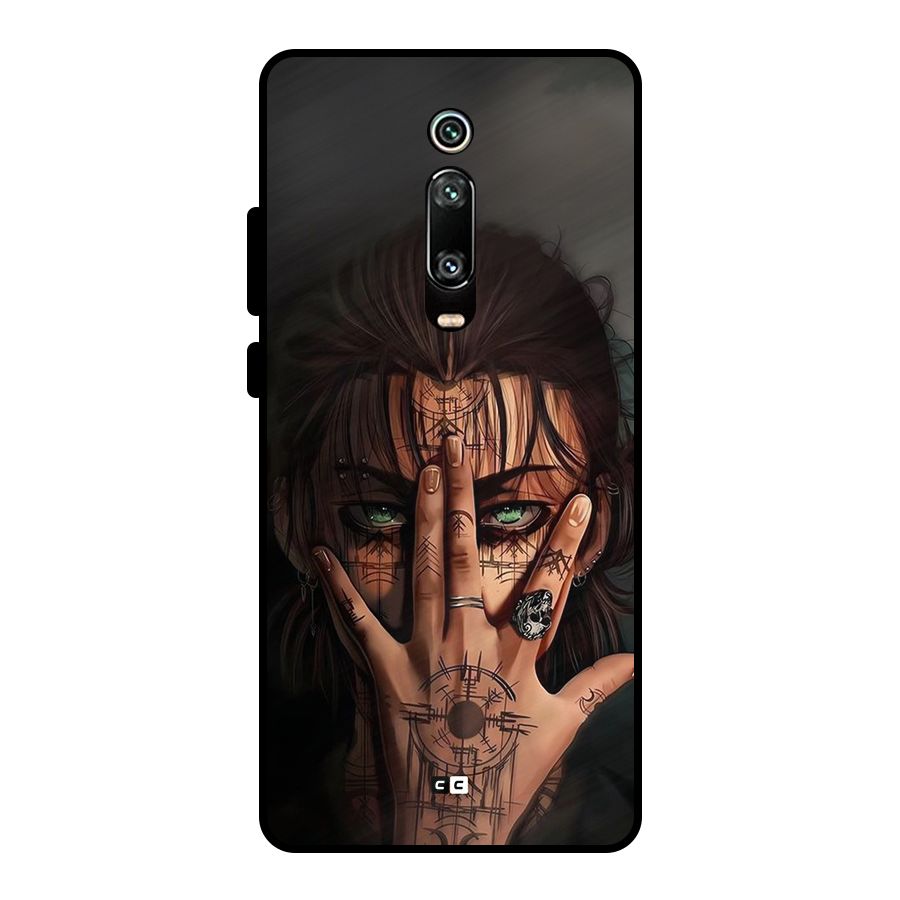 Eren Yeager Illustration Metal Back Case for Redmi K20