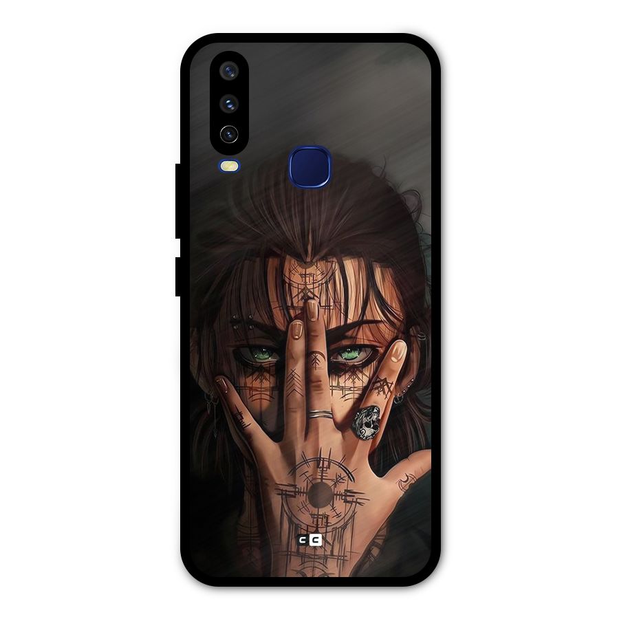 Eren Yeager Illustration Metal Back Case for Vivo Y12