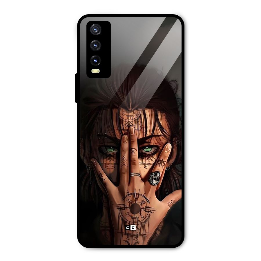 Eren Yeager Illustration Metal Back Case for Vivo Y20