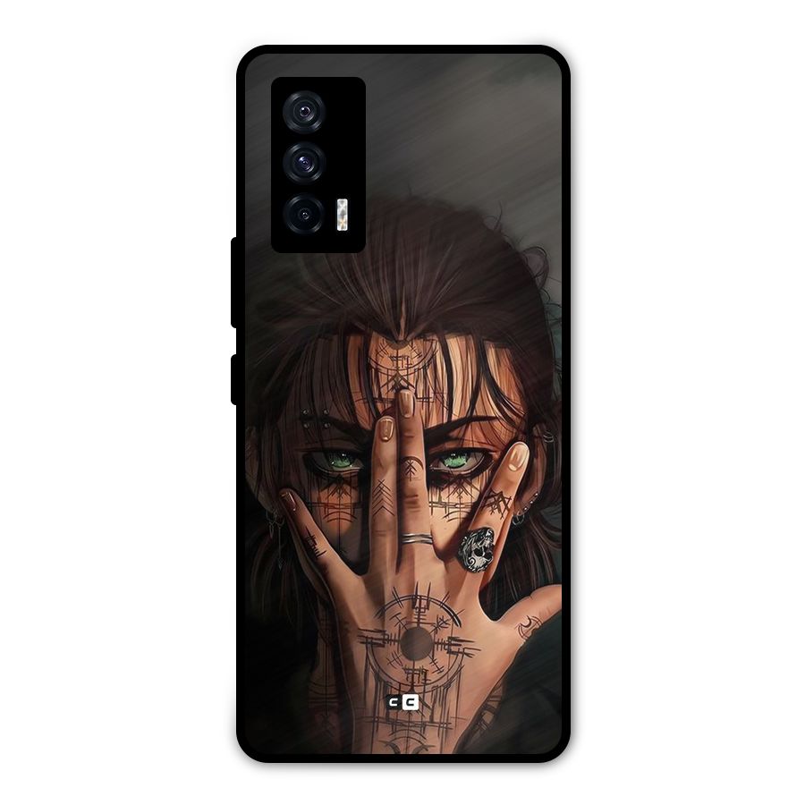 Eren Yeager Illustration Metal Back Case for iQOO 7 5G