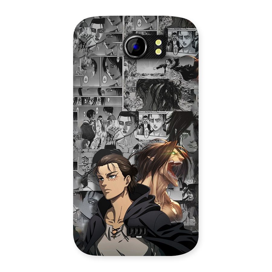 Eren Yeager Manga Back Case for Canvas 2 A110