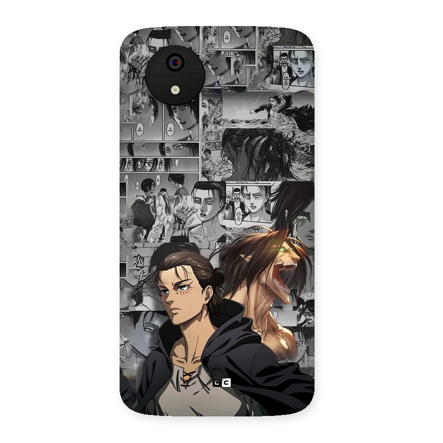 Eren Yeager Manga Back Case for Canvas A1  AQ4501