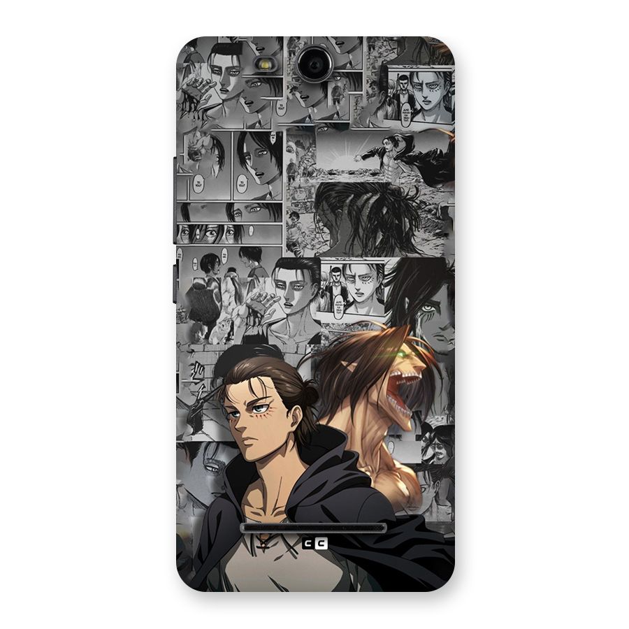 Eren Yeager Manga Back Case for Canvas Juice 3 Q392