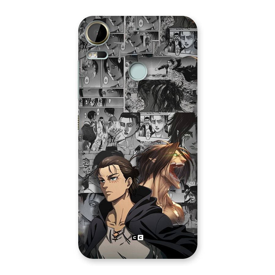 Eren Yeager Manga Back Case for Desire 10 Pro