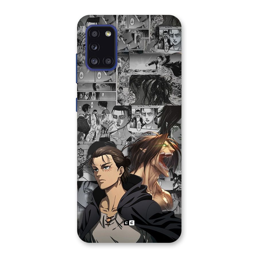 Eren Yeager Manga Back Case for Galaxy A31